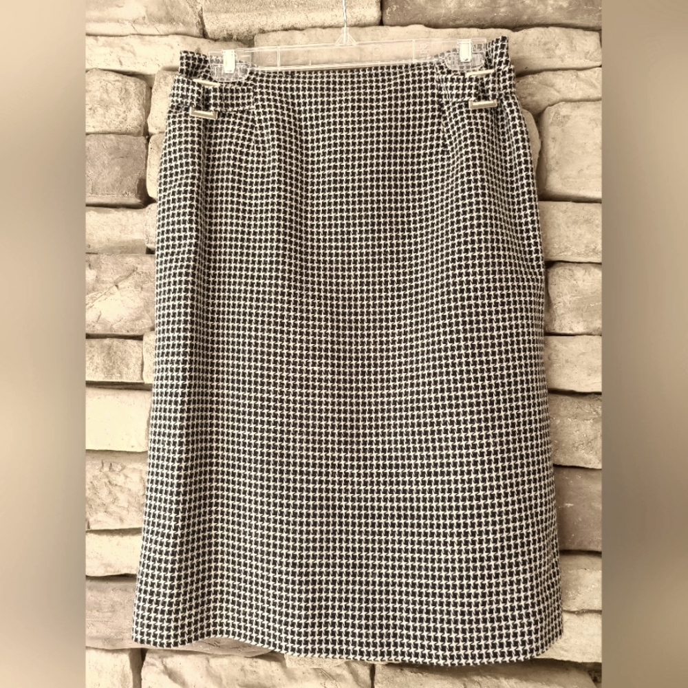Style & Co Houndstooth Skirt